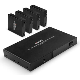 Lindy 70m Cat.6 4-Port 4K60 HDMI Splitter Extender
