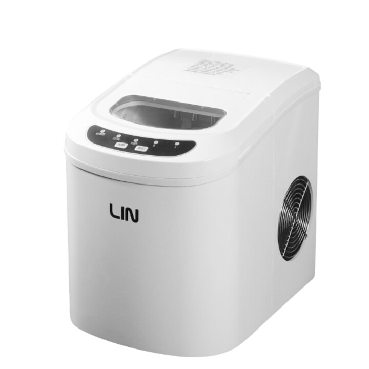 LIN ICE PRO-W12 Máquina de fazer cubos de gelo portátil branca