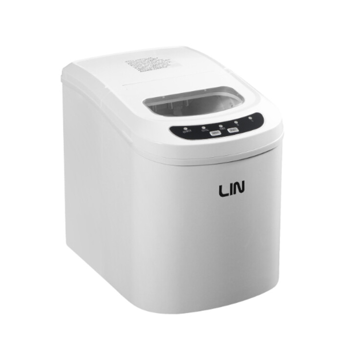 LIN ICE PRO-W12 Máquina de fazer cubos de gelo portátil branca