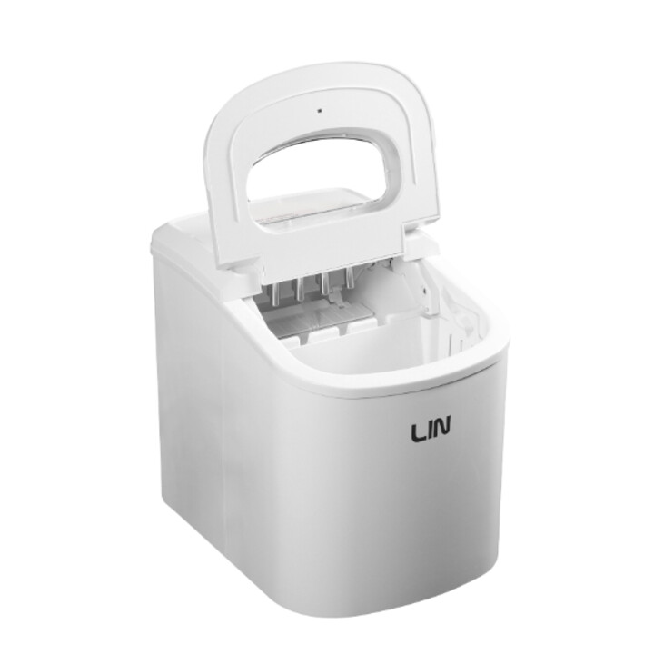 LIN ICE PRO-W12 Máquina de fazer cubos de gelo portátil branca