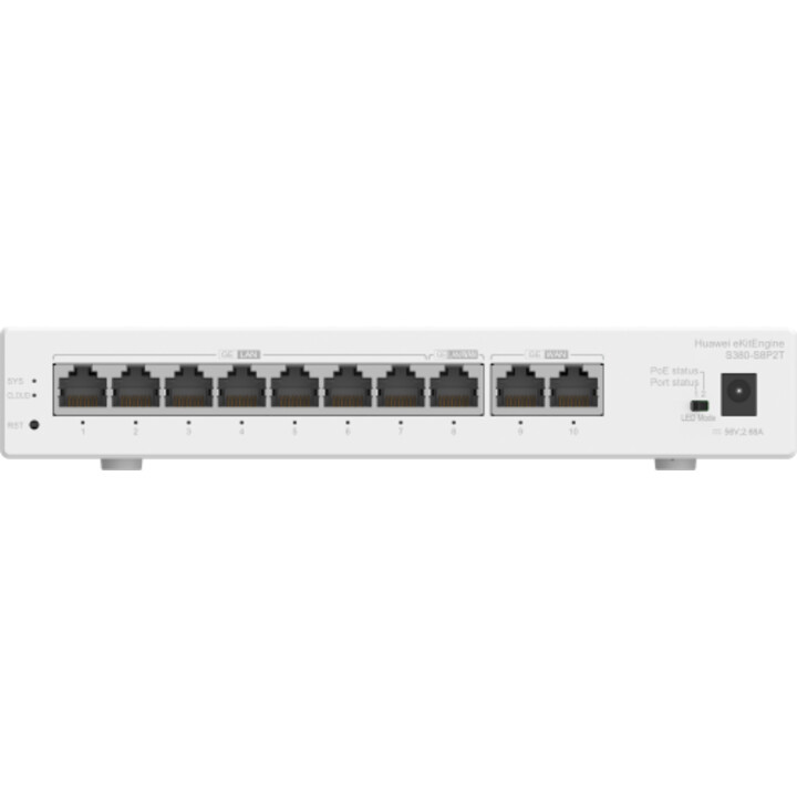 Huawei S380-s8p2t 2 Ge Wan, 8ge, Lan ( Poe, 124 W)
