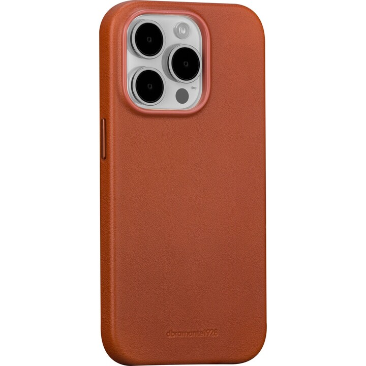 Roskilde Magsafe - Capa de Couro para iPhone 15 Pro - Castanho