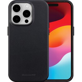 Roskilde Magsafe - Capa de Couro para iPhone 15 Pro Max - Preto