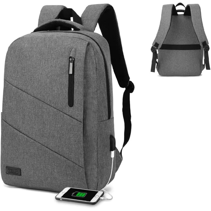 Zaino Subblim City per laptop fino a 15,6 '/ Porta USB / Grigio