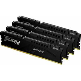 Kingston Technology Modulo di memoria FURY Beast Black XMP 128GB 4 x 32GB DDR5 5600 MHz