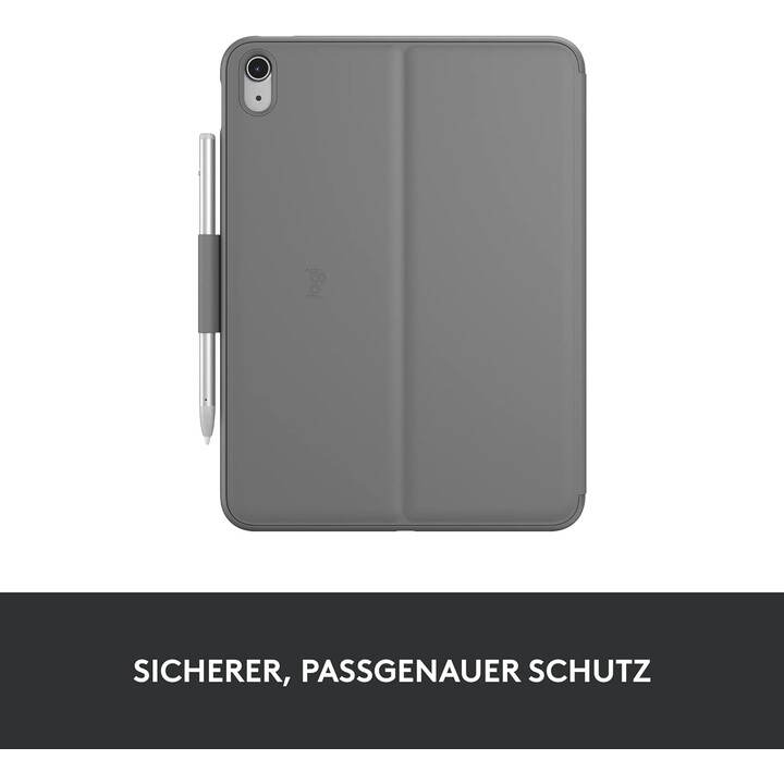 Logitech Slim Folio Keyboard for Apple iPad 10.9 graphite QWERTZ DE