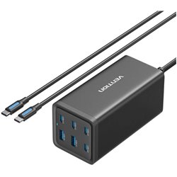 Vention Wandladegerät FENB0-EU/ 4xUSB Typ-C/ 2xUSB/ 140W