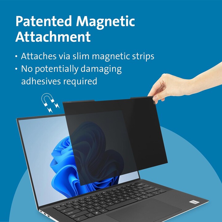 Kensington MagPro K55255WW privacy filter for laptop 15.6" 16:10 black