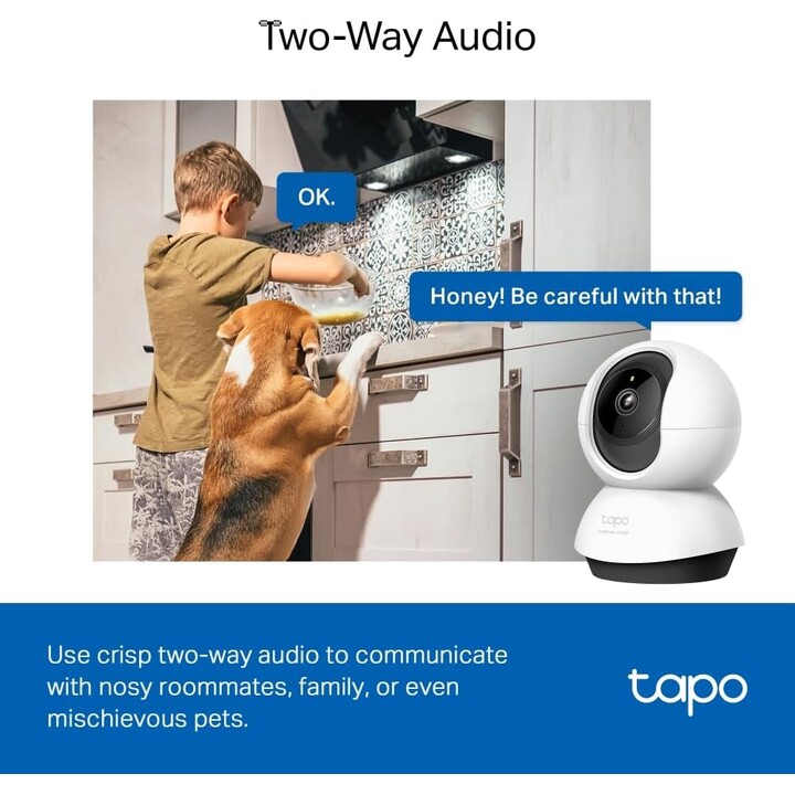 TP-LINK Caméra de Surveillance 360° Tapo C220